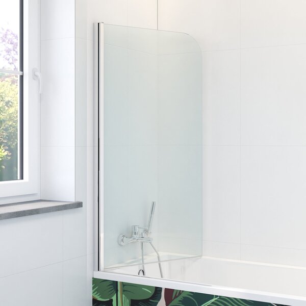 Hagser Anke paravan cadă 70 cm o piesă crom luciu/sticlă transparentă HGR10000023
