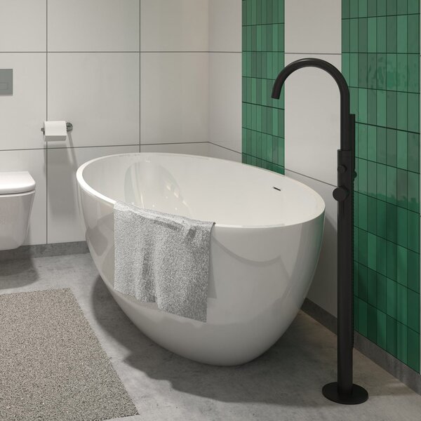 Hagser Alena cadă freestanding 175x100 cm ovală alb HGR30000012