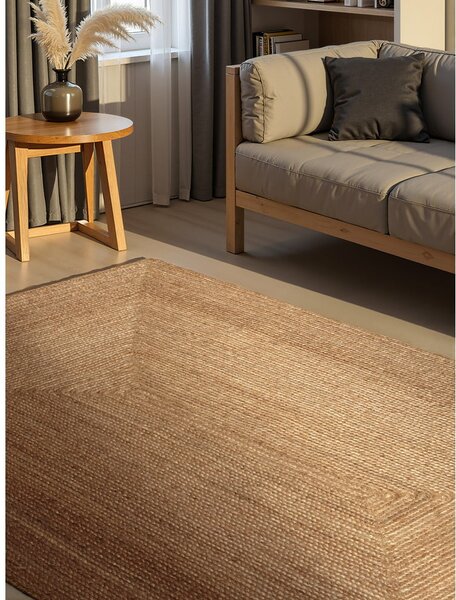 Covor în culoare naturală reversibil/țesut manual din iută 60x90 cm Juno – Hanse Home