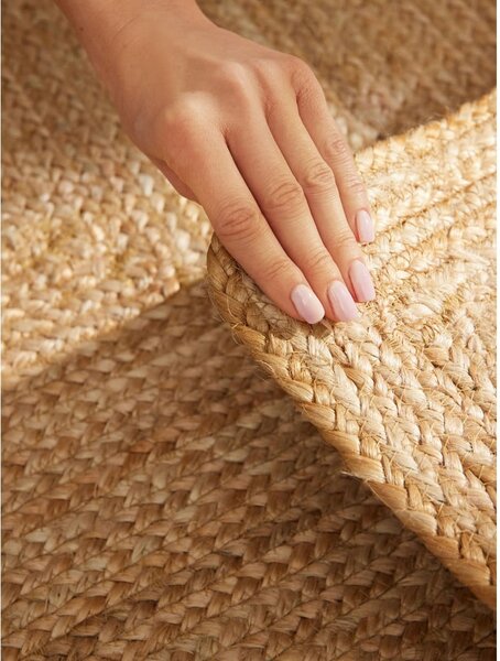 Covor în culoare naturală reversibil/țesut manual din iută 60x90 cm Juno – Hanse Home