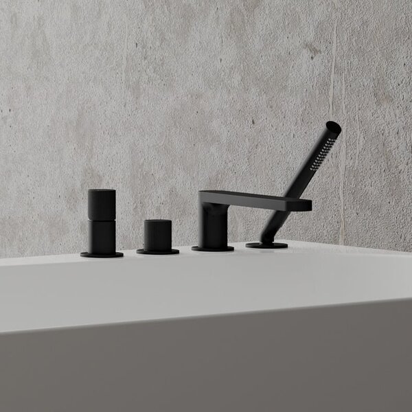 Ksuro 02 baterie cadă-duș cadă negru 13004030