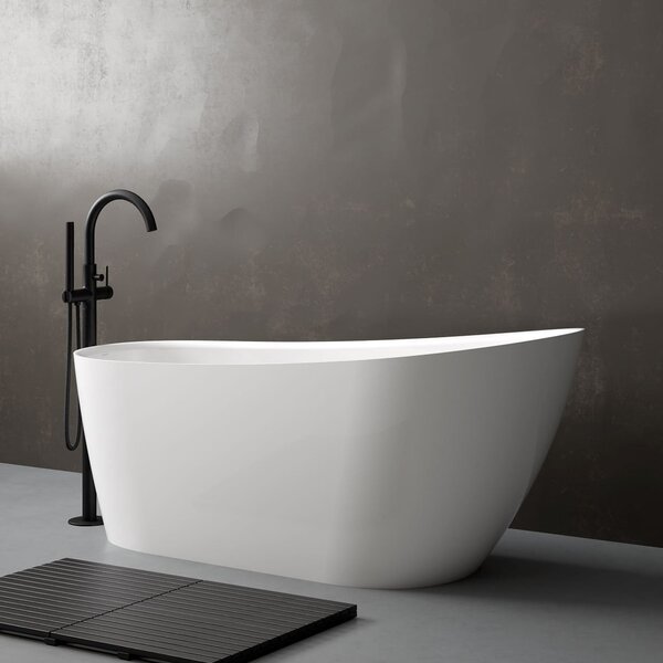 Ksuro 01 cadă freestanding 158.6x73.3 cm ovală alb 32000000