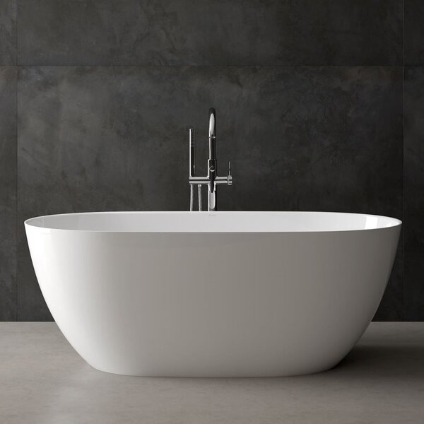 Ksuro 02 cadă freestanding 160x74 cm ovală alb 32003000
