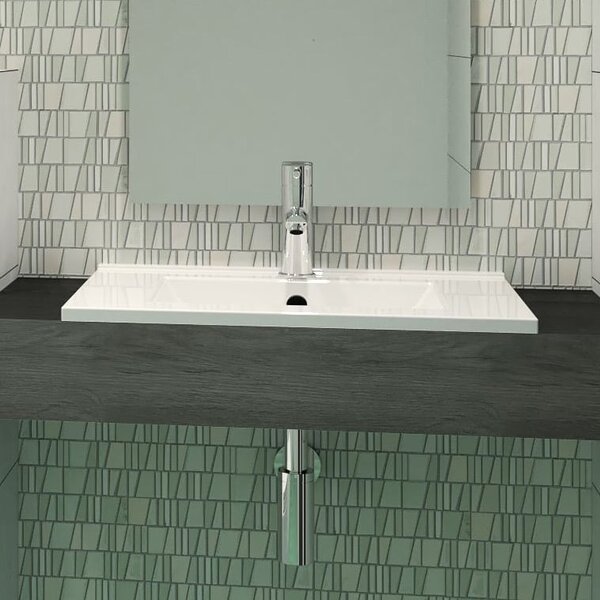 Hagser Erika lavoar 60x47 cm dreptunghiular mobilier-încastrat alb luciu HGR50000041