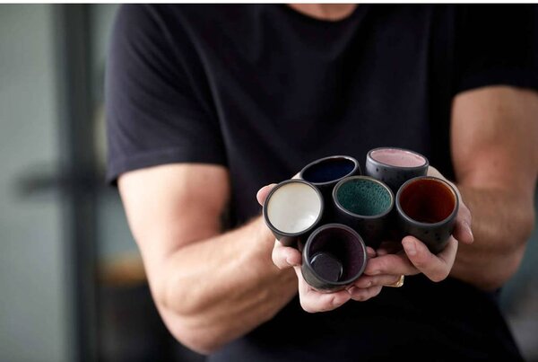 Cești negre 6 buc. pentru espresso din ceramică 100 ml Gastro Black/Mix – Bitz