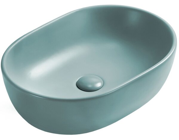 Mexen Viki, chiuveta blat 48x35x14 cm, verde deschis mat, 21054848