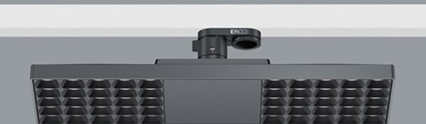 ERCO Jilly 230V 15W oval wide 830 negru/negru, reglabil, Negru, Studiu / Birou, Plastic