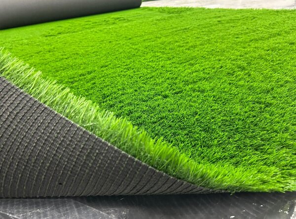 Gazon Iarba Artificiala,Model Premium Terasa Balcon Loc de joaca, Model Harper 40 mm inaltime fir, Verde Natural Verde, 200 x 400