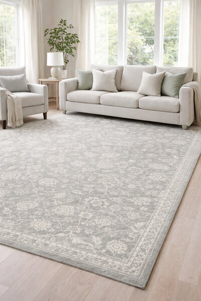 Covor Floral Living Dormitor, Model Opus 54262 570, Crem 200x290