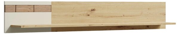 Polita KEKS K6A, stejar/casmir, PAL laminat, 160x20x26 cm