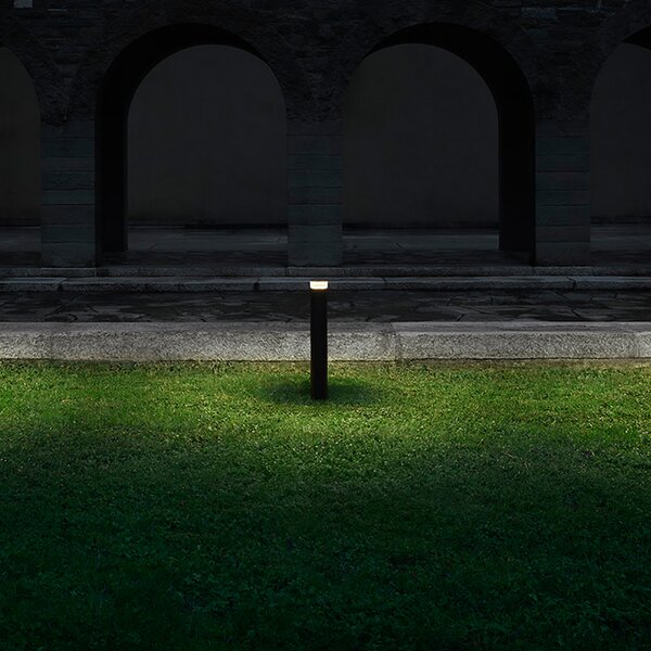 Flos Architectural FLOS Pointbreak Bollard 2, 2.700K antracit 90cm, Negru, Metal, Design