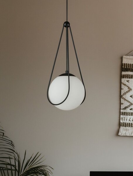Lampă suspendată APP1792-1CP 20cm Black