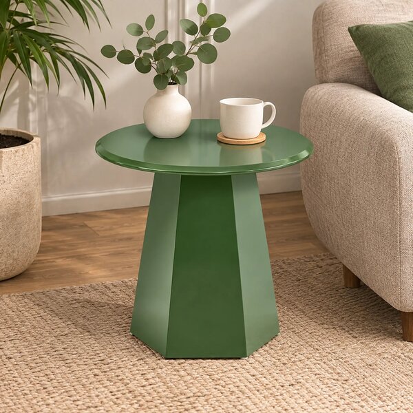 Masuta cafea LOCA, verde deschis, 50x47 cm