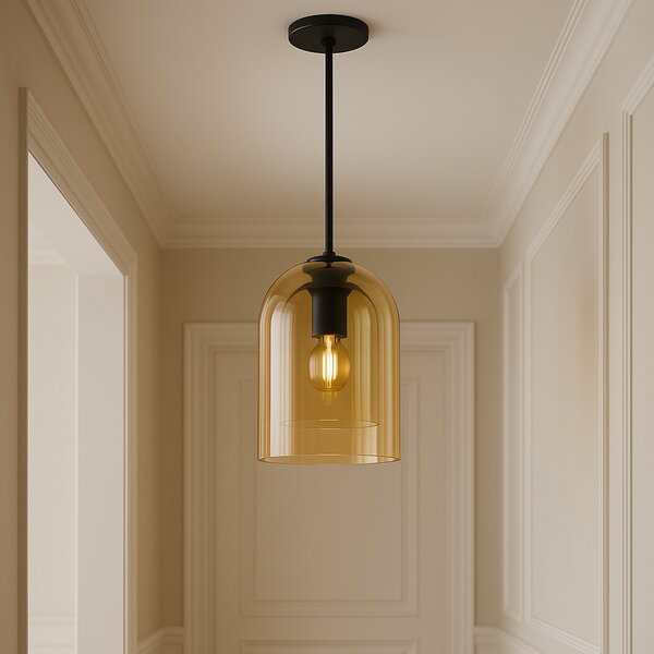 Lampă suspendată APP1704-1PC Amber