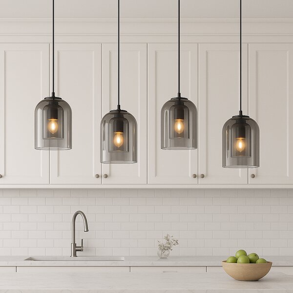 Lampă suspendată APP1704-1PC Amber