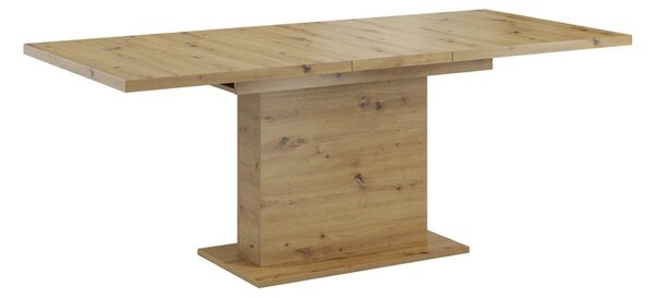 Masa extensibila BOBA, stejar artisan, DTD laminat, 160/200x90x77 cm