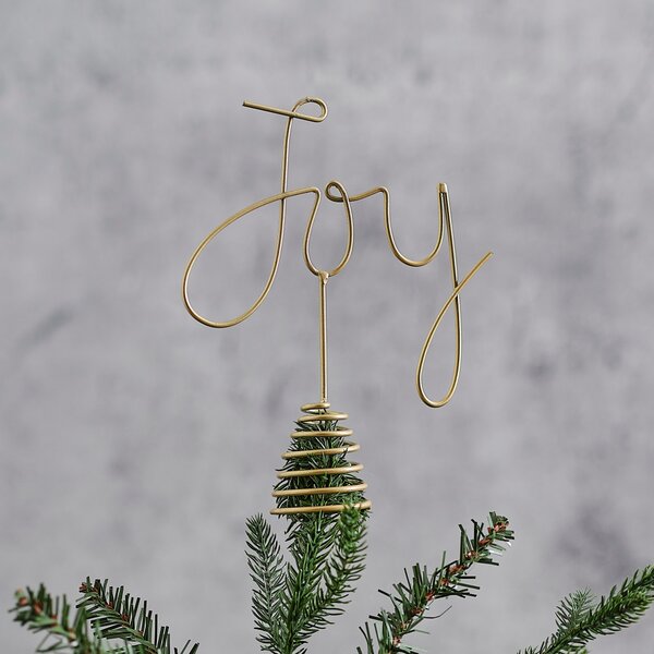 Decoratiune de Craciun GOLD JOY 21 cm, aurie
