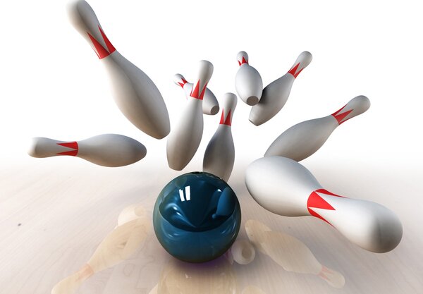 Fototapet - Bowling (147x102 cm)
