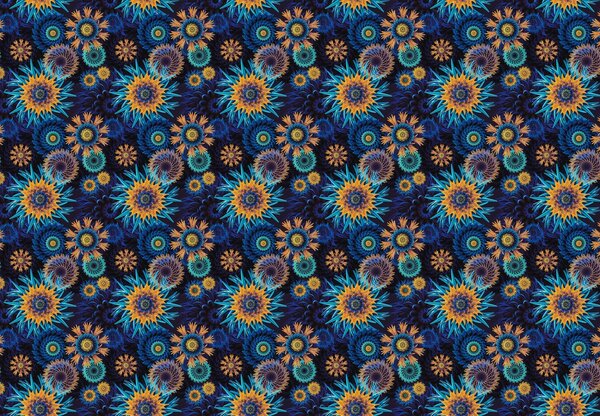 Fototapet - Abstracție, flori colorate (147x102 cm)