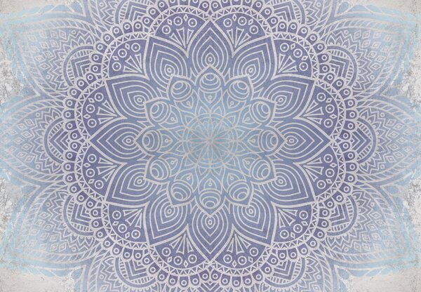 Fototapet - Mandala din beton (147x102 cm)