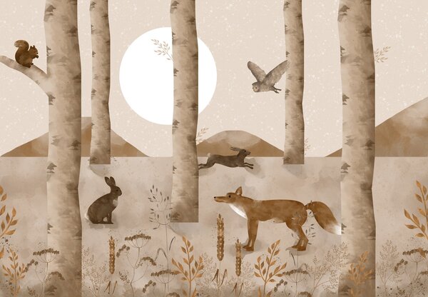Fototapet - Peisaj forestier (147x102 cm)
