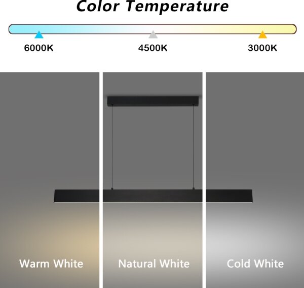 Lustră LED dimabilă pe cablu Brilagi SLIMLINE LED/40W/230V 3000-6000K negru + telecomandă
