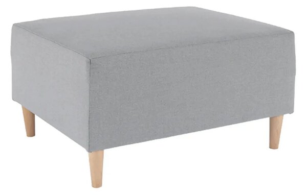 Taburet BROKEN, stofa clasica gri, 76x63x41 cm