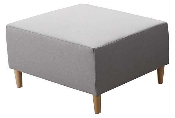 Taburet BROKEN, stofa clasica gri, 76x63x41 cm