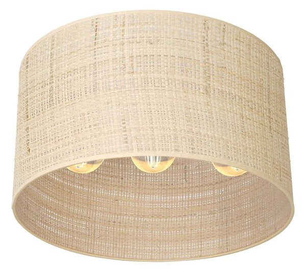 Lustră aplicată RATTAN 3xE27/60W/230V ratan