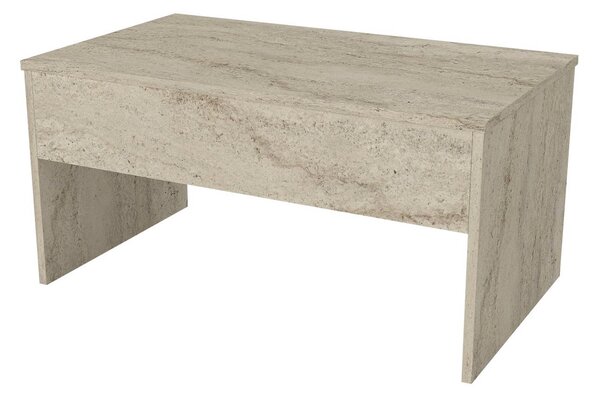 Masuta cafea AKILLI, crem, PAL melaminat, 90x45x52 cm