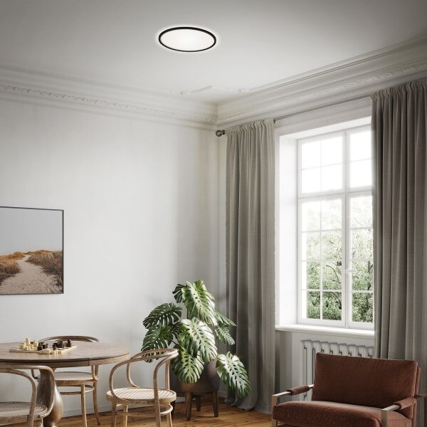 Plafonieră LED dimabilă Briloner 7079-015 SLIM LED/18W/230V 2700-6500K + telecomandă