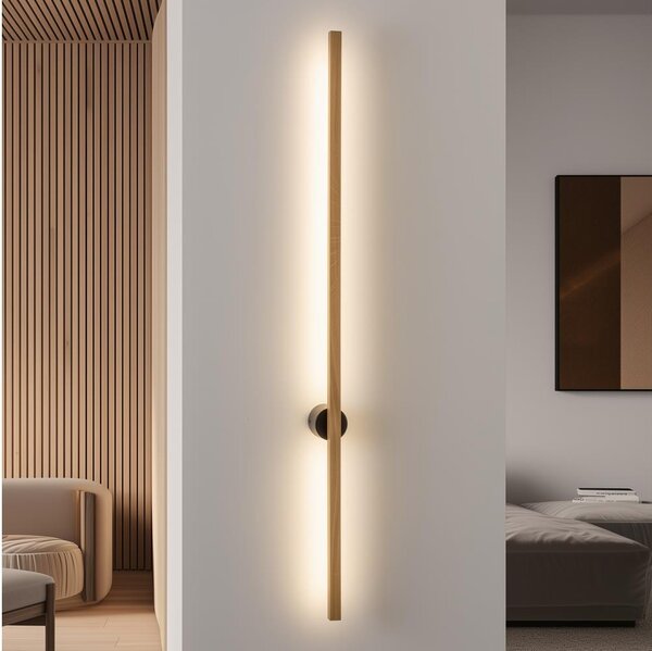 Brilagi - Aplica de perete WOODY LINE LED, 7W, 230V, 4000K, 60 cm, stejar