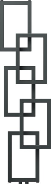 Mexen Grid, calorifer decorativ pentru baie 1360 x 390 mm, 349 W, grafit, W215-1360-390-00-66