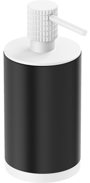 Mexen Triv, dozator de săpun de perete, negru mat / alb, 70A33059-20B