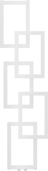 Mexen Grid, calorifer decorativ pentru baie 1360 x 390 mm, 349 W, alb, W215-1360-390-00-20
