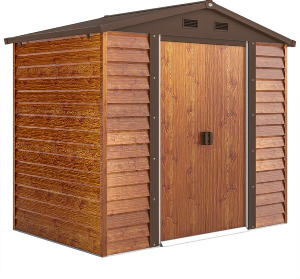 Outsunny Magazie Grădină Magazie Pentru Unelte Grădină Cu Uși Glisante 235.7x152x208.7cm | Aosom Romania