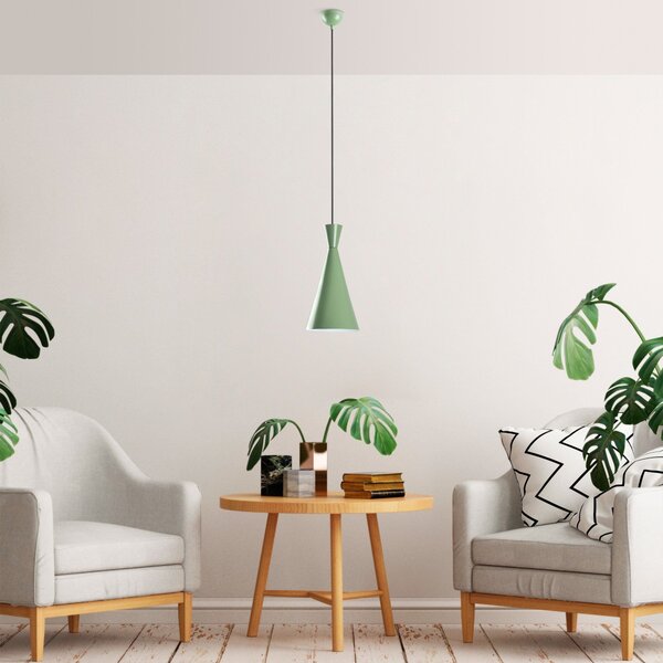 Lustra TOM 3541, verde, metal, 19x45-134 cm