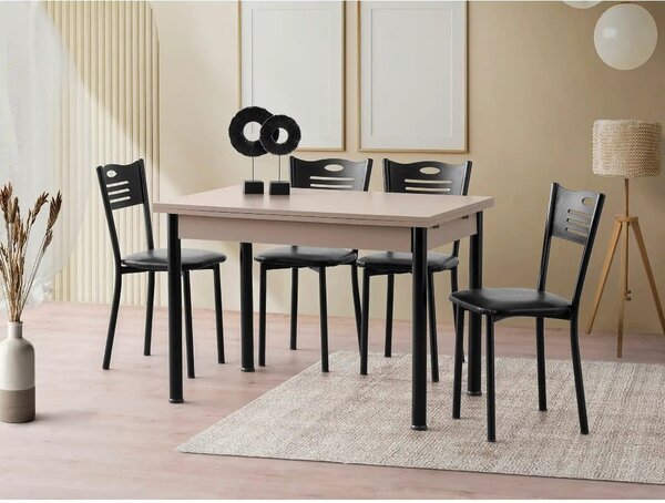 Masa extensibila POLO 1300, bej, PAL melaminat, 110/170x70x75 cm