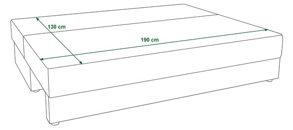 Canapea două locuri Radiant (Verde închis). 1056829