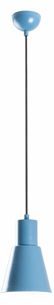 Lustra KONIKKEM, albastru, metal, 14x27-114 cm