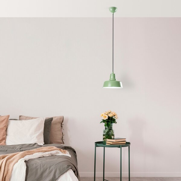 Lustra MEMATI, verde menta, metal, 19x21-108 cm