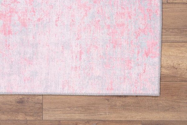 Covor FUNK CHENILLE, 75x150 cm, forma dreptunghiulara, roz, AL 99