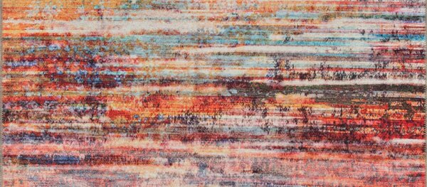 Covor FUNK CHENILLE, 75x150 cm, forma dreptunghiulara, poliester, mult