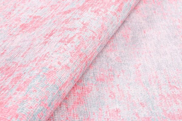 Covor FUNK CHENILLE, 75x150 cm, forma dreptunghiulara, roz, AL 99