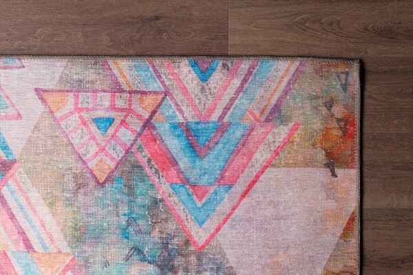 Covor FUNK CHENILLE, 75x150 cm, forma dreptunghiulara, poliester, mult
