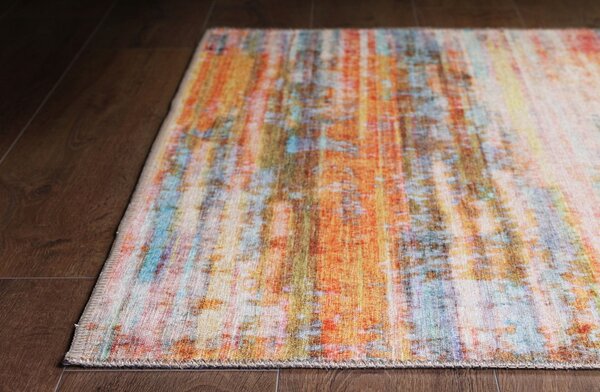 Covor FUNK CHENILLE, 75x150 cm, forma dreptunghiulara, poliester, mult