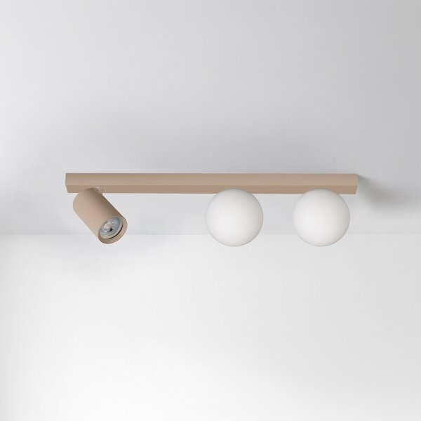 Brilagi - Lampă spot SELE BALL 1xGU10/30W/230V + 2xG9/10W bej