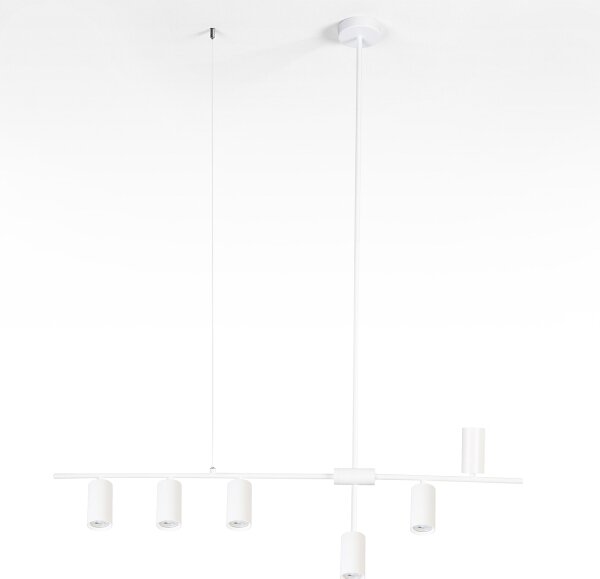 Brilagi - Lustră pe cablu CRANE 6xGU10/30W/230V albă
