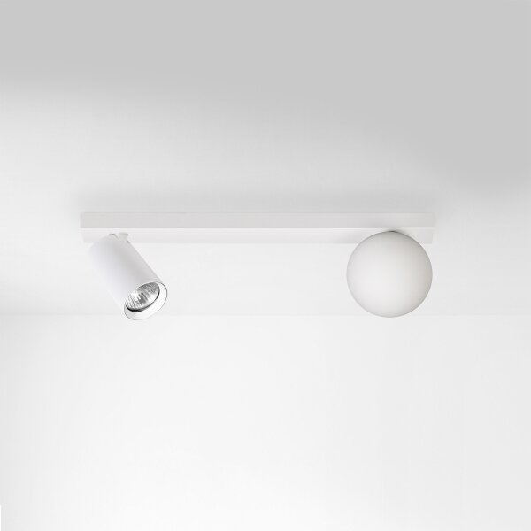 Brilagi - Spot SELE BALL 1xGU10/30W/230V + 1xG9/10W, alb