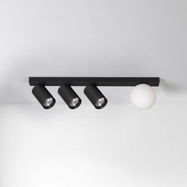 Brilagi - Spot SELE BALL, 3x GU10/30W/230V + 1x G9/10W, negru
